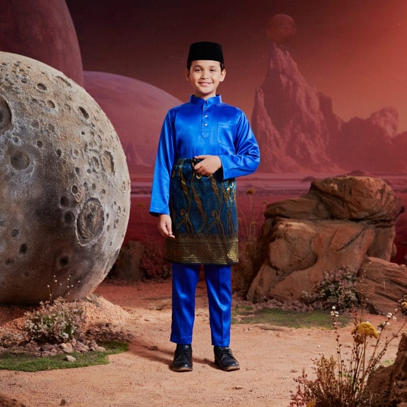 Baju Melayu Kids - Royal Blue