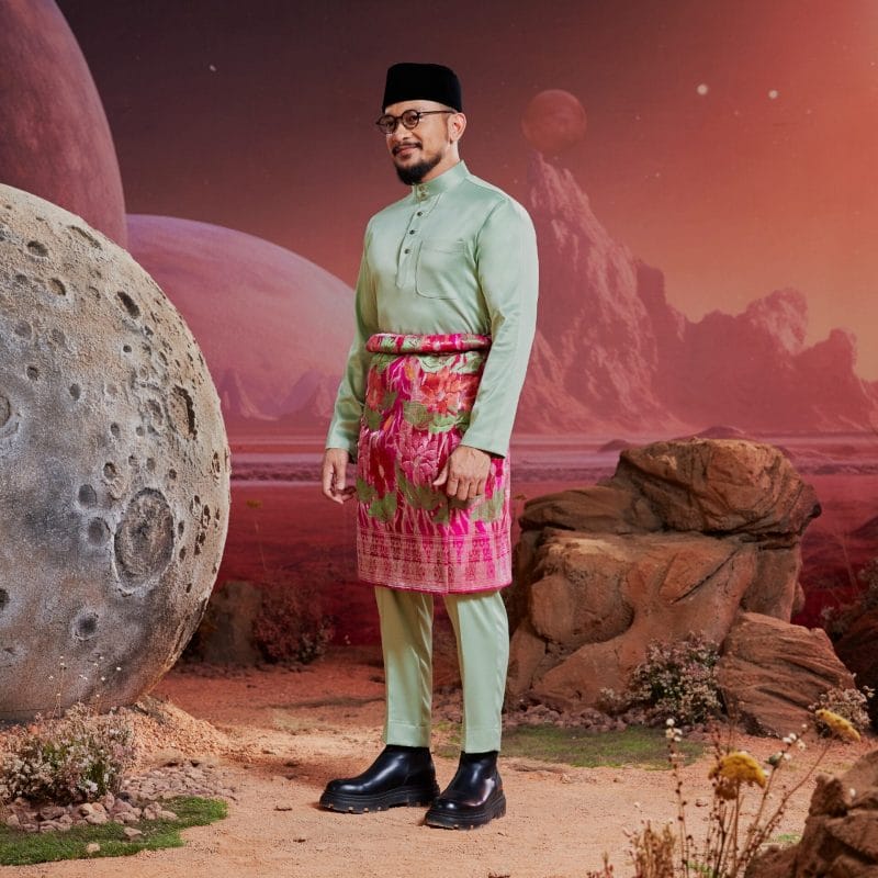 Baju Melayu Dewasa Plus Size - Pistachio