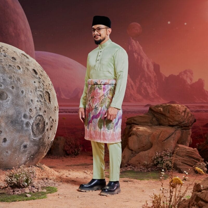 Baju Melayu Dewasa Plus Size - Tea Green